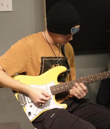 Tracking guitar with Tom's Aliens